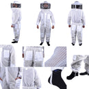 OZBEE Beekeeping Suit 3 Layer Mesh Ultra Cool Ventilated Round Head Beekeeping Protective Gear