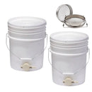 Honey Harvesting Bucket 20 Ltr With Honey Gate, Double layer Filter Sieve - Ozee beekeeping Supplies