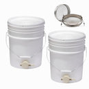 Honey Harvesting Bucket 20 Ltr With Honey Gate, Double layer Filter Sieve - Ozee beekeeping Supplies