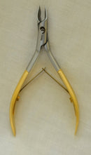 Ovial RH - 24 kt Gold Plated Professional Stainless Steel Cuticle Nipper for Manicure & Pedicure - Ozee beekeeping Supplies