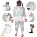 OZBEE Beekeeping Suit Premium 3 Layer Mesh Ultra Cool Ventilated Hoodie Veil Beekeeping Protective Gear - Ozee beekeeping Supplies