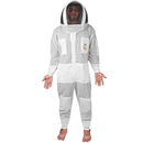 OZBEE Beekeeping Suit Premium 3 Layer Mesh Ultra Cool Ventilated Hoodie Veil Beekeeping Protective Gear - Ozee beekeeping Supplies