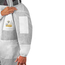 OZBEE Beekeeping Suit Premium 3 Layer Mesh Ultra Cool Ventilated Hoodie Veil Beekeeping Protective Gear - Ozee beekeeping Supplies