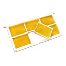 Plastic HoneyComb Frame with 6 Clear Transparent HoneyComb Boxes - Ozee beekeeping Supplies