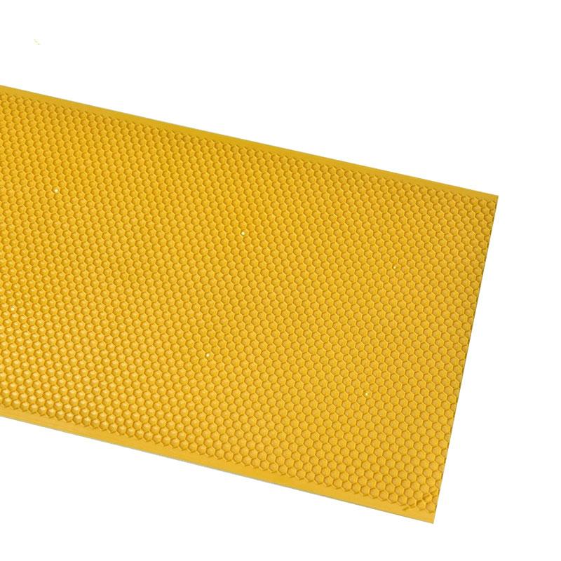 Plastic Beehive Foundation Full Depth Honeycomb Foundation for Bee Frames Yellow
