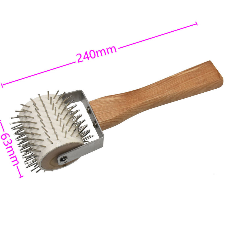 Premium Uncapping Roller Idler Wheel with Stainless Steel Needles, Honey Extracting Tool Beekeeping Supplies Tools