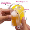 Queen Bee Marker Catcher Yellow Plastic Material Plunger Plush Marking 2PC - Ozee beekeeping Supplies