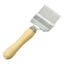 Stainless Steel Honey Knife Straight Needle Honey Comb Uncapping Fork Wood Handle Beekeeping Tools - Ozee beekeeping Supplies